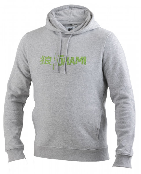 Okami Organic Hoodie Kanji Jungle Heather Grey